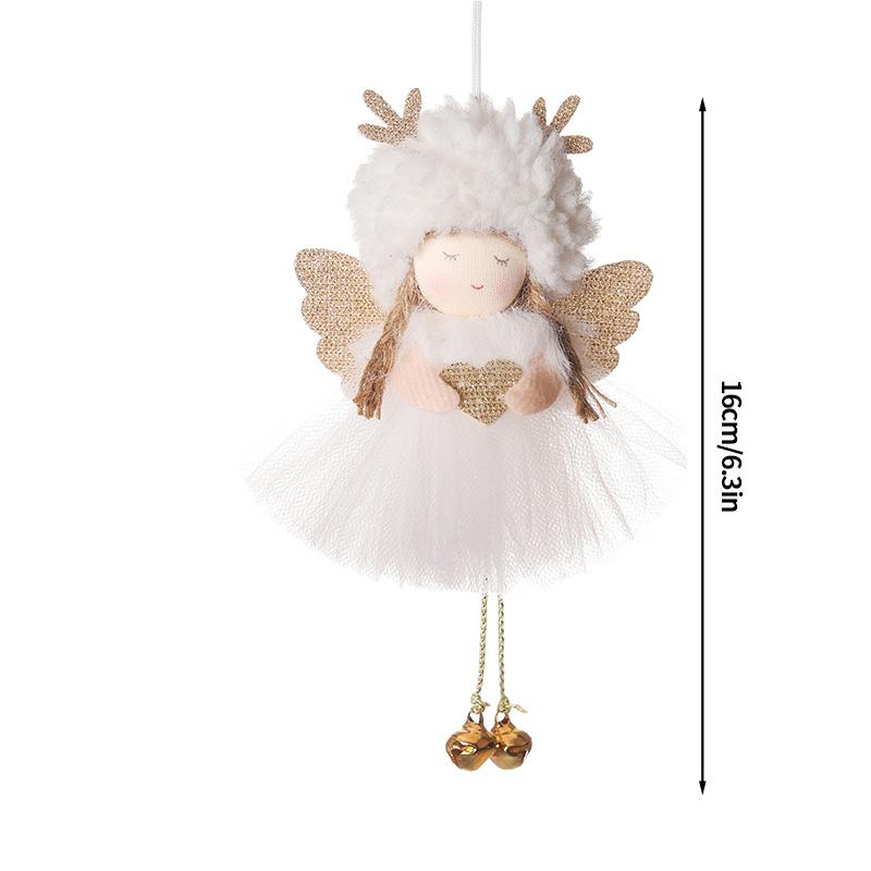 Christmas Decoration 2025 Christmas Tree Angels Pendant Christmas Angels Decoration Hanging Ornament New Year 2026 Navidad 7