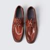 Retro Echt Leer Hoge Kwaliteit Handgemaakt Casual Schoenen Mannen Ronde Neus Vetersluiting Zakelijke Dress Schoenen Luxe Design Rijschoenen
