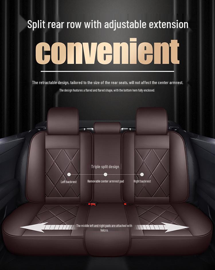 Universal All-Season Leather Seat Covers for Geely Emgrand GL, GS, S7