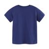 2024 Summer Boys' Construction Vehicle Print T-shirt - European & American Style Toddler Short Sleeve