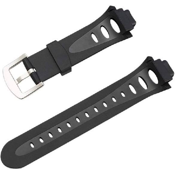 Watch Bands Compatible with Suunto Observer Tt St Sr G6 X6HRM, Classic Soft Rubber Replacement Wrist Strap for Suunto Observer Tt St Sr G6 X6HRM