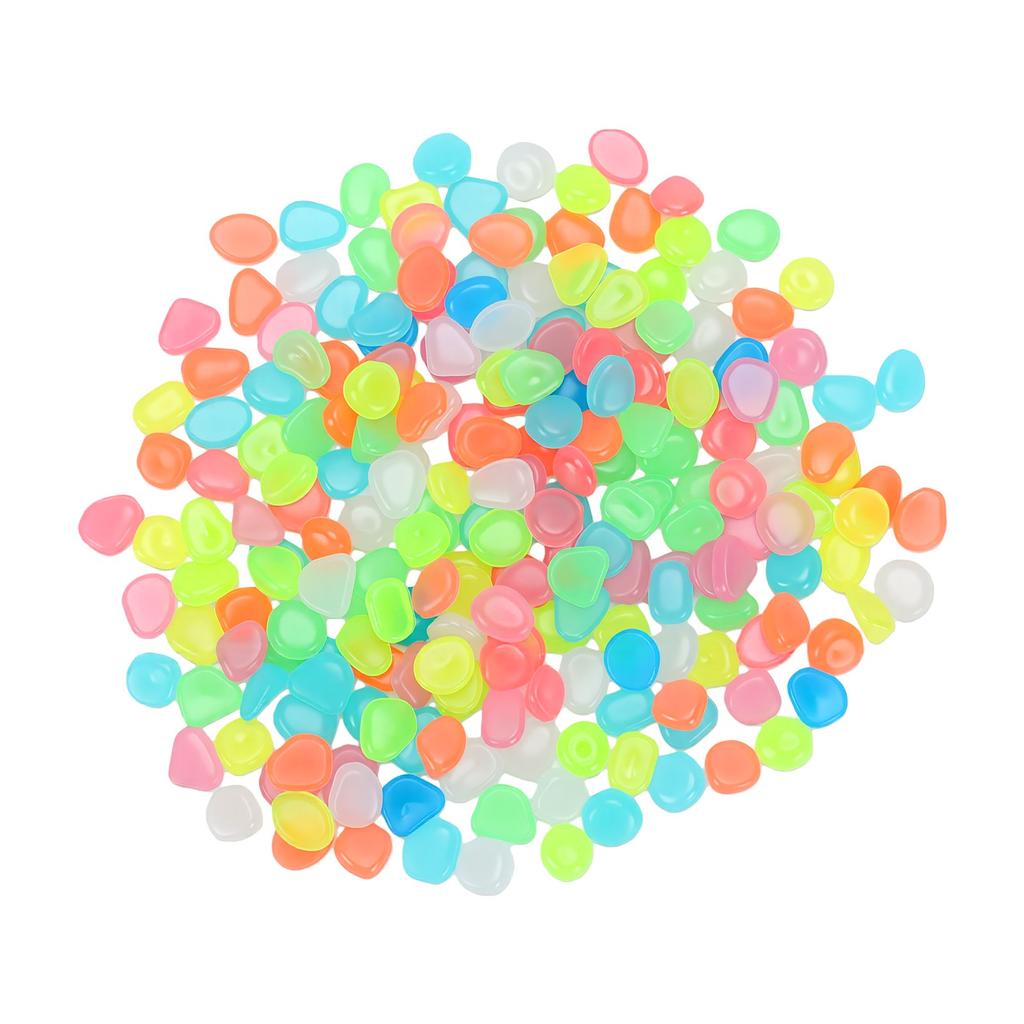 Glow In The Dark Rock Polished Edges Water Proof Night Guide Pebbles for Outdoor Fish Tank Landscaping Pathway Garden