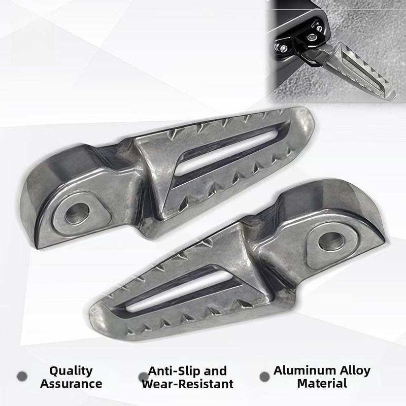 1 Pair Motorcycle Foot Pedals Aluminum Alloy Folding Foot Pedals Footrests Foot Pegs For VARIO160 For CLICK150/160 Parts