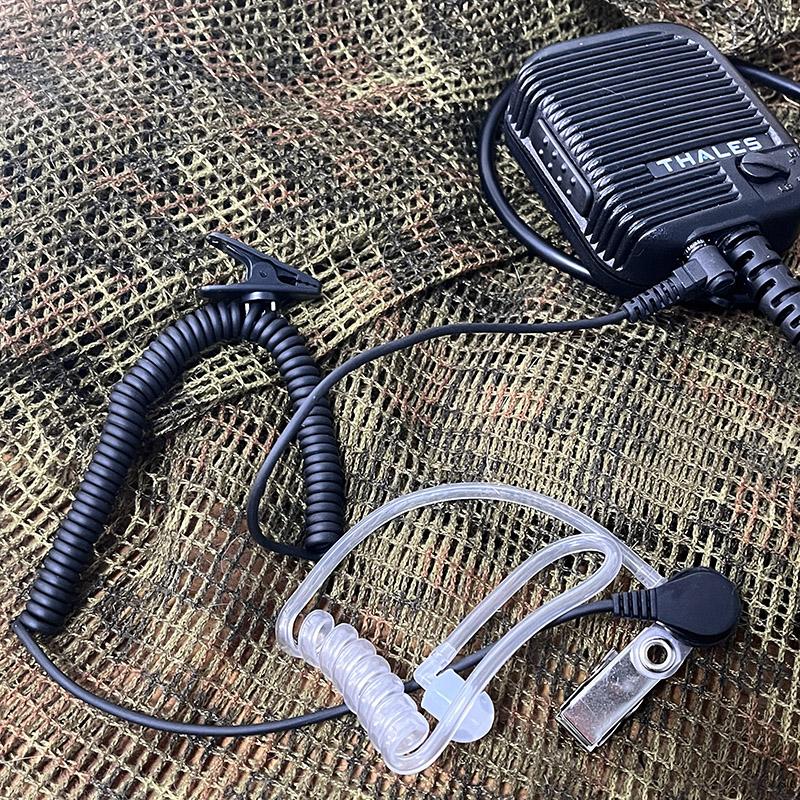 

BEPAN Combat Hand Microphone Shoulder Microphone THALES Air Duct Earphones Suitable For Various Jianwu Interface Intercoms