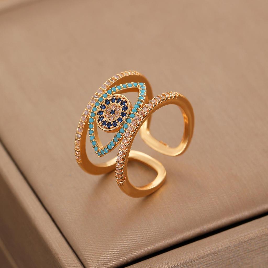 High-End Cross-Border Fashion Bow Ring for Women - European & American Style Open Index Finger Accessory