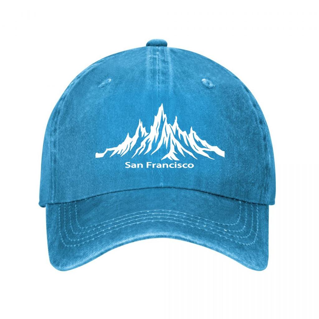 San Francisco Leichte atmungsaktive Dad Hat mit minimalistischem Stadtbild-Design Vintage-Stil für O Gewaschene Baseballkappe