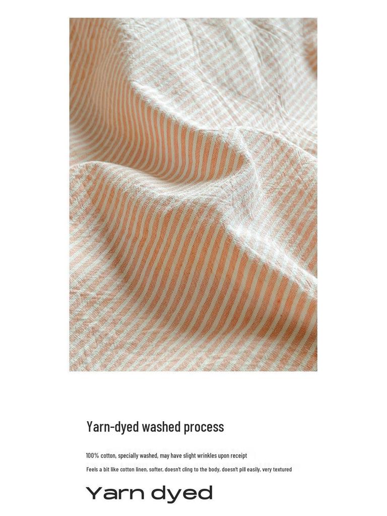 Minimalist 2025 Style Pure Cotton Bedding Set: Includes Duvet Cover, Fitted Sheet, and Pillowcases for Winter.