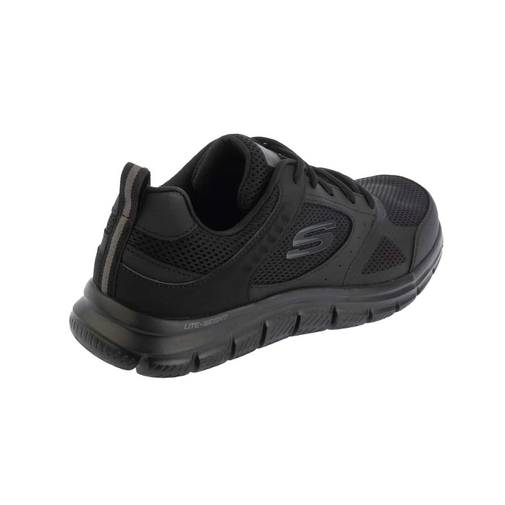 Skechers Mens Track Syntac Coated Leather Trainers
