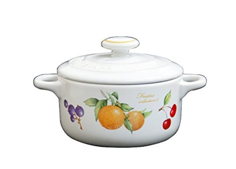 Fuji Enamel Stoneware Fruitas Collection II Round Pot FTC-RP