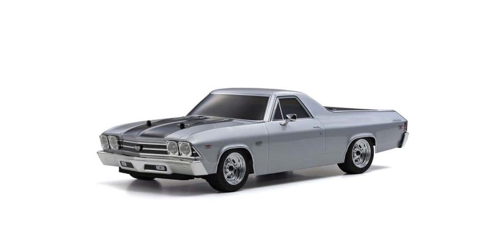 Kyosho EP 4WD Fazer Mk2 FZ02L Readyset with 1969 Chevrolet El Camino SS 396 Cortez Silver Electric Radio Control 1/10 (R) (34419T2)