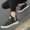 Fashion Men White Outdoor Boots Comfortable  Boots Men Outdoor High Quality Leather Ankle Boots Fashion Comfortable Waterproof Men Shoes