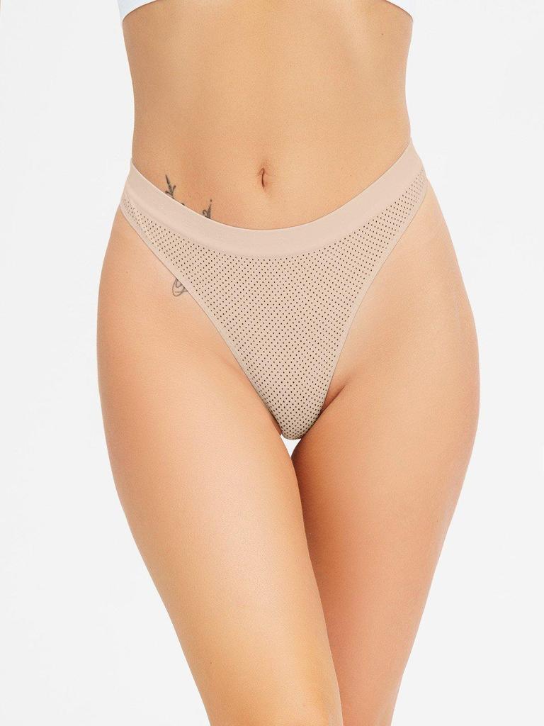 Chiloți tanga cu buline ISSA Plus