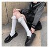 JK Hottie Lolita Socks Lace Calf Socks Lolita Medium Long Bow Cotton Socks Spring Autumn Winter