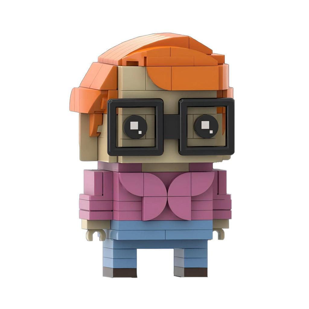 Stranger Things Season 1 Square Head Boy Collection Role Model Compatible Assembling Toy Man