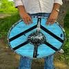 45,72 cm Mittelalterliches Walhalla Wikinger Schild, Geschenk, Kampfbereites Wikinger Schild, Nordisches Wikinger Rundschild, Wikinger Geschenk für Männer Frauen