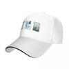 Polar Bear Hearts Cards Print Baseball Cap  Rugby Sun Hats For Women Unisexs