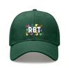 [Rbt Baseball Cap] Unisex Adult Adjustable Breathable Lightweight Casual Daily Wear Printed Letter Cap - Soft Fabric Curved Brim Hat For Gift