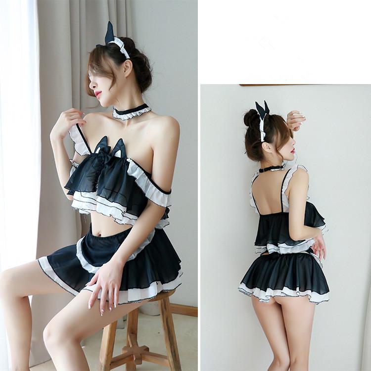 Woman Erotic Lingerie Sexy Cute Uniform Temptation Passion Maid Outfit