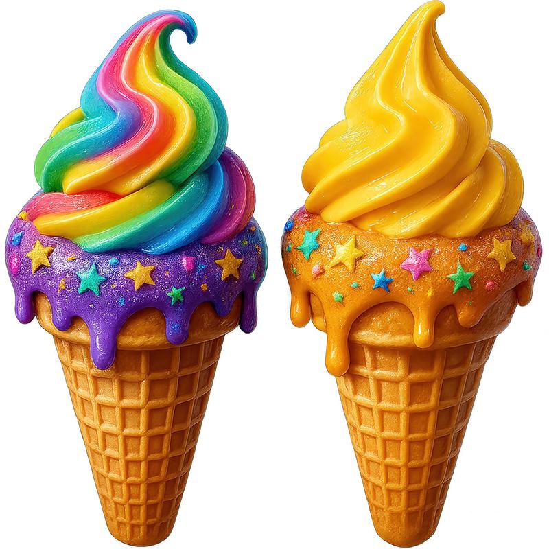 Adesivi Murali Decorativi Gelato Colorato Decorazione Cucina Sala da Pranzo Soggiorno Armadio Frigorifero Adesivi M1269