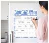 Countdown Calendar Decorative Magnetic Fridge Sticker Magnetic Calendar Orange Monthly Calendar For Kitchens Home Metal Surface