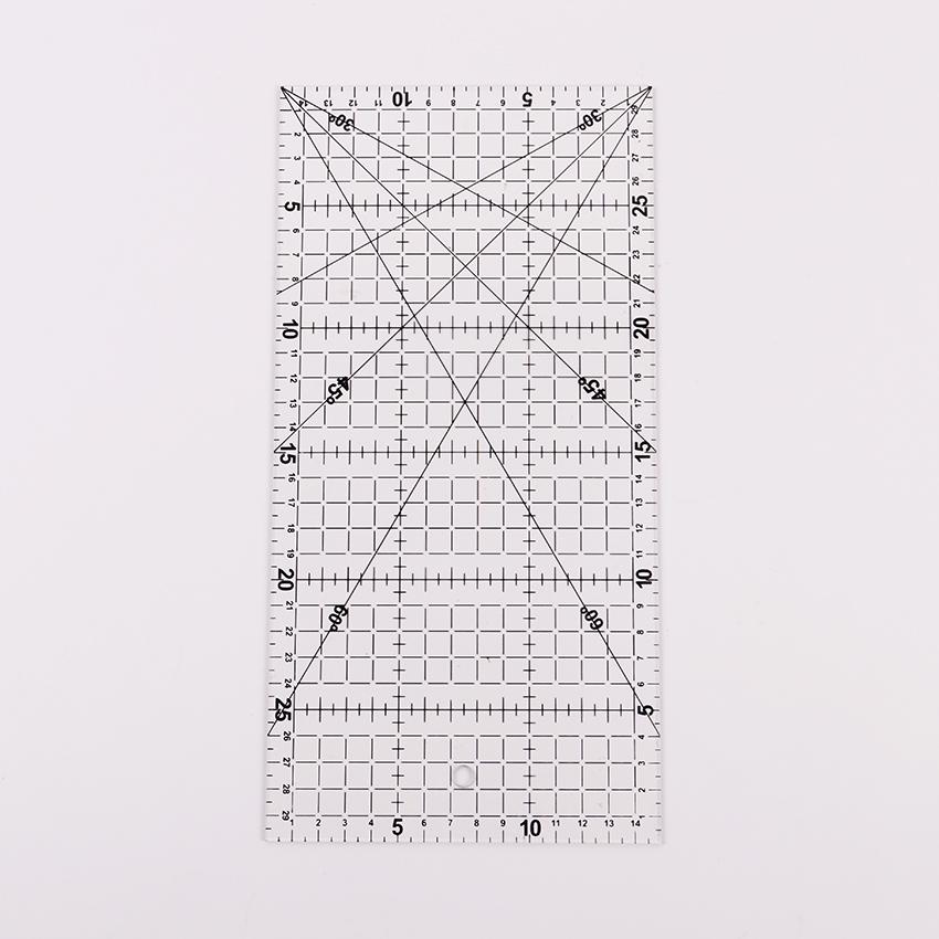 1 PC 300mm x 15cm Patchwork linijka pikowanie wysokiej jakości materiał akrylowy przezroczysta linijka skala szkolne materiały kreślarskie narzędzia krawieckie