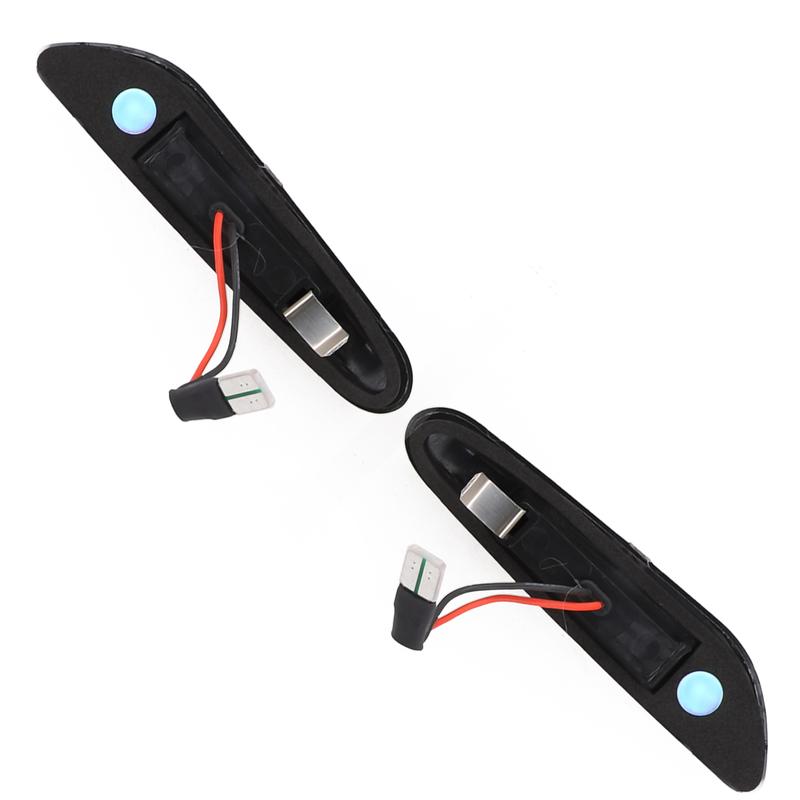 Upgrade Your For BMW's Turn Signal Lights with Yellow LED Sequential Side Marker Lights Reliable and Long Lasting
