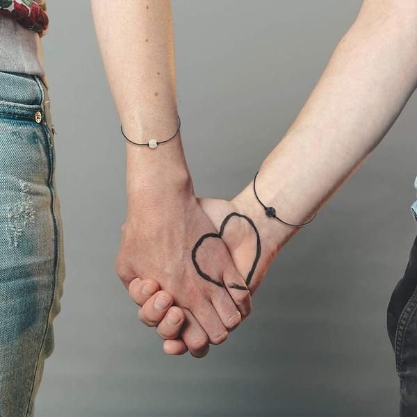 Verstellbare Partnerarmbänder Geschenk Passende Freund Freundin Schmuck Modeaccessoires