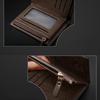 Mens Luxury Fashion Soft Quality Leather Wallet Credit Card Holder Purse Black with Zip
