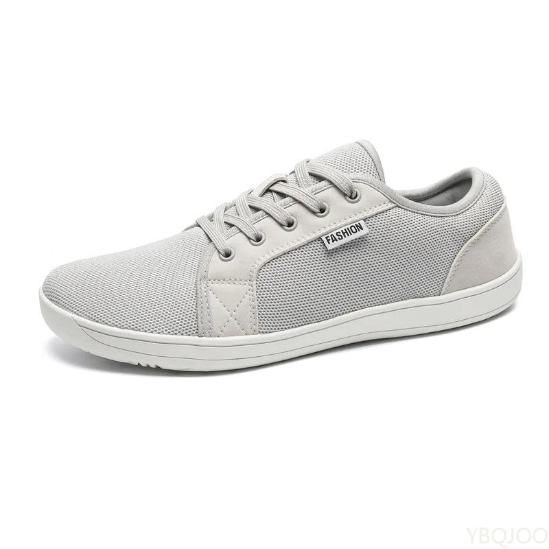 Men's Breathable Mesh Casual Sports Shoes for Walking Without Fatigue Low Cut Outdoor Anti Slip Lace Up Comfortable Men's Shoes