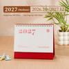 Minimalist Desktop Calendar 2027 Self-Discipline Tracker New Desk Calendar  Workspace