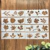 8Pcs/Set 18cm Alphabet Letters DIY Layering Stencils Painting Scrapbook Coloring Embossing Album Decorative Card Template