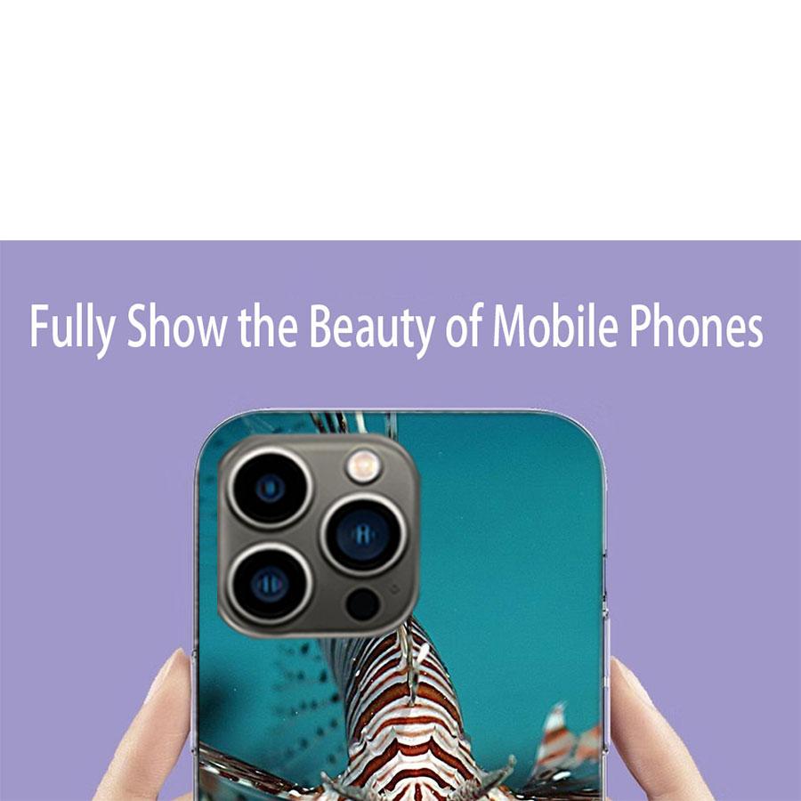 Clown Fish in the Sea or Ocean Phone Case For Iphone 17 Air 15 Pro 14 Plus 16 Pro Max 17E 16E 12 13 Mini 11 Cover Cute Fundas