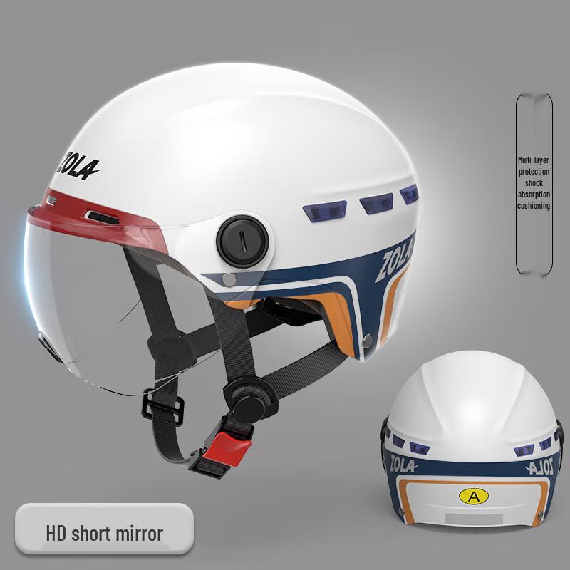 Milage Summer Half-Face Helmet for E-bike & Motorcycle One Size