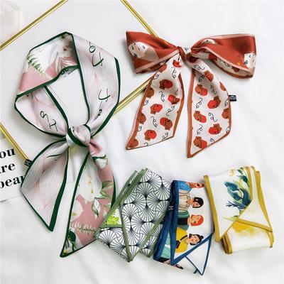 New Scarves Silk Scarves Women'S Spring And Autumn Season Long Decorative Professional Scarves Summer Thin Styles Paired With Shirts Stylish