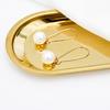 Women's Fashion Gold Long Hook Imitation Pearl Joker Elegant Earrings Travel Holiday Earrings Wedding Accessories