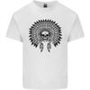 Indian Skull Headdress Biker Motorcycle Mens Cotton T-Shirt Tee Top