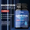 Magnesium 7-Complex Capsules 120 Count 1000mg — Muscle Function, Bone Health, Mineral Support, Daily Wellness