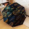 1PC Boca Football Club Printed Umbrella Folding Umbrella, Automatic Umbrella 8-Frame for Travel, Camping Fan Gifts Christmas Gifts