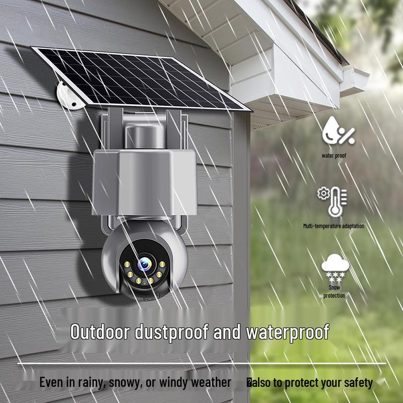 V380Pro AOV 4G Solar Camera: 360° Outdoor Waterproof Mobile Monitor