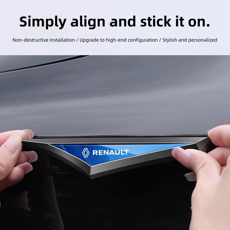 Pro Renault 2026 Nové poklice Slitkové nálepky na auto Příslušenství pro auto pro Renault RS Megane Clio 4 Captur Talisman Laguna 3