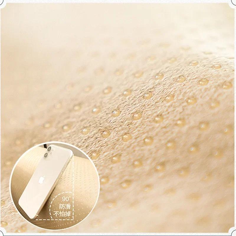 Luxusní přehoz na pohovku s oblačným vzorem, zlatý okraj, čínská jednobarevná zahuštěná žinylková potah na pohovku, protiskluzové potahy na gauč do obývacího pokoje