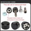 Motorcycle Bolt Covers Head Bolts Engine Toppers Caps Kit for Harley 2017-2024 Touring Road King Street Glide Electra Road Glides 2018-2024 Softail