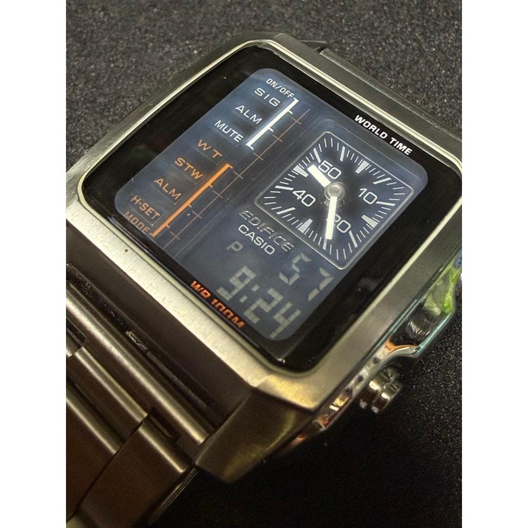 Used Rare item CASIO EDIFICE digital analog combination