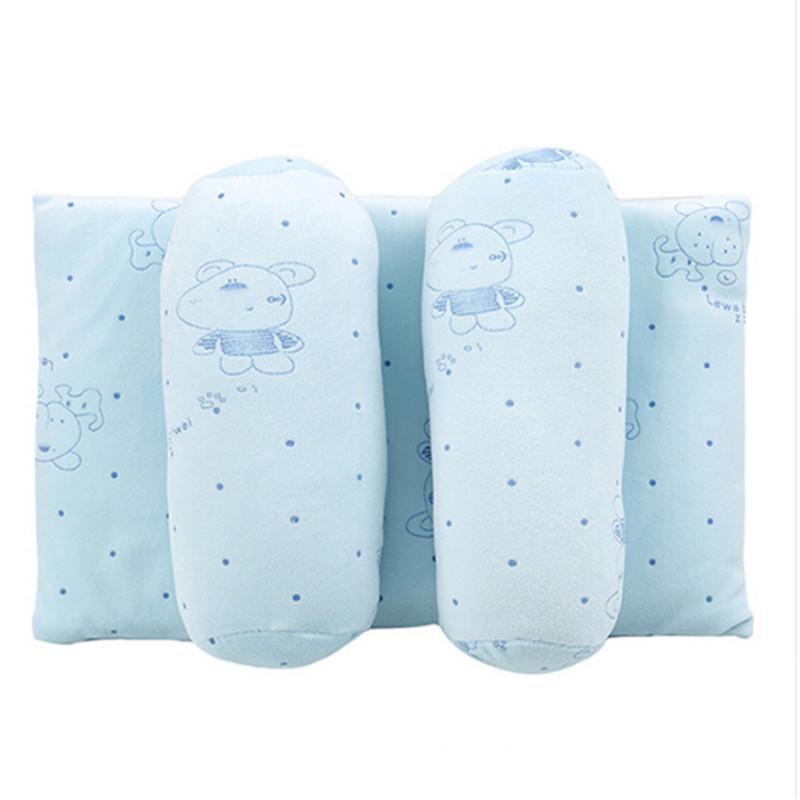 

Baby Protective Shaping Pillow Sleeping Head Support Cushion Head Positioner Anti-rollover Pillow One Size синий