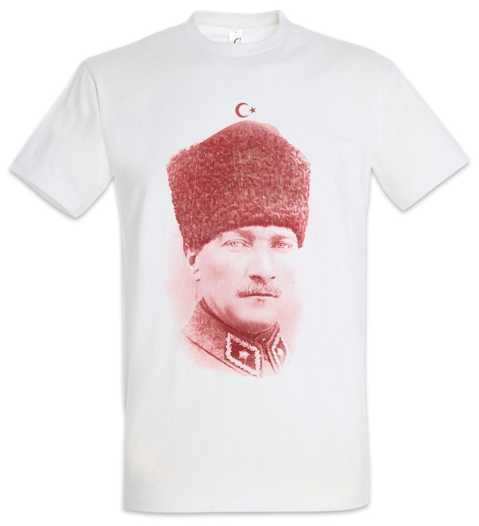 AtaTürk Portrait Men s T-Shirt Mens Womens Tees Top Mustafa Kemal Ataturk Turkey Ottoman Empire 2XL