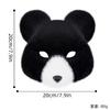 Halloween Simulation Brown Bear Mask Masquerade Party Cosplay Plush Mask Cross-Border Full Face Mask Props