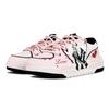 MLB Chunky Liner Heartfelt Sweet Chain Abrasion Resistant Abrasion Resistant Low Top Skateboard Shoes Unisex Pink White 3ASXCA12N-50WHS(Team266-)