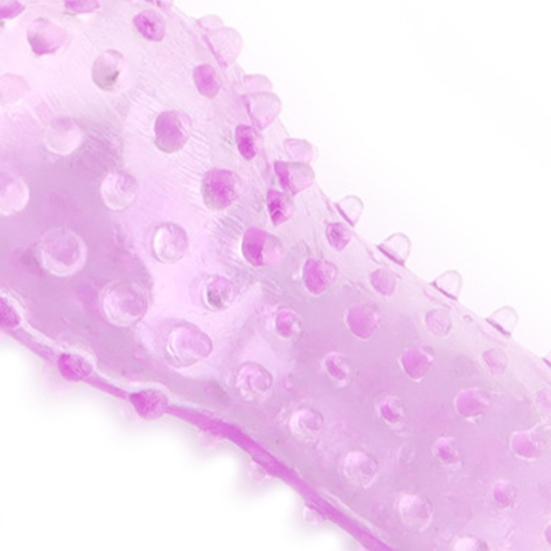 Finger Stimulator Enhance Internal Sensation Scratch Resistant TPE Clitoris Finger Massaging Cot for Couple