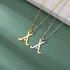 Hockey Pendant Stainless Steel Necklace Men's And Women's Fashionable Casual Sports Birthday Gift Jewelry Gift New Style