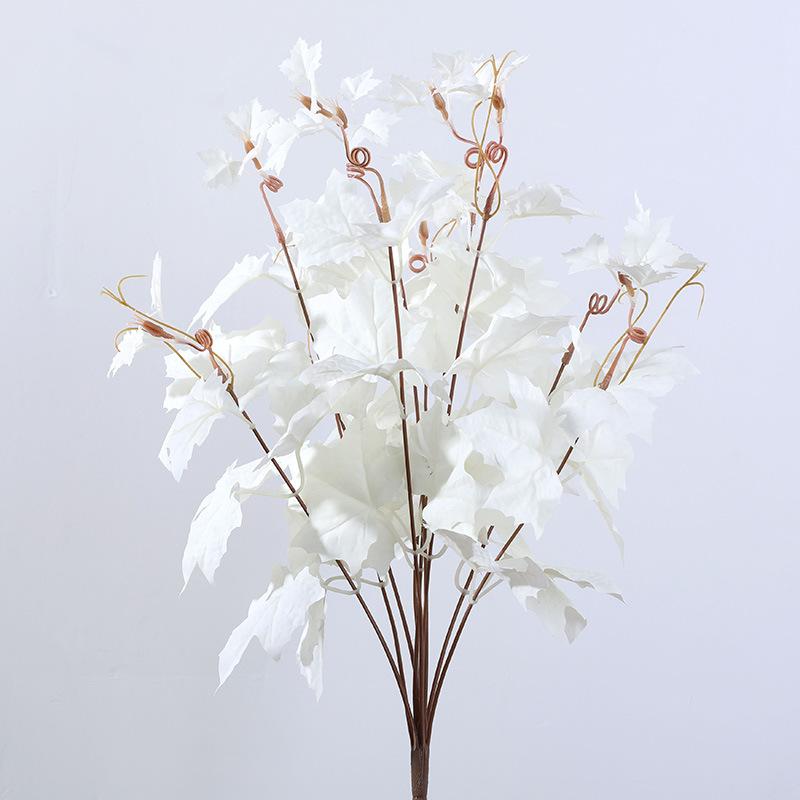 Simulation Leaves Wedding Decoration Bundle Maple Leaf Wedding Simulation Flowers Suspended Ceiling Road Flower Simulation Plants